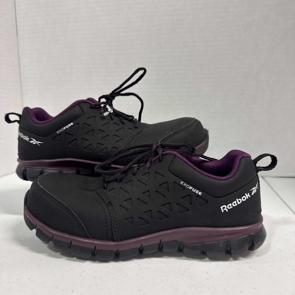 Reebok Sublite Exofuse Alloy Toe Womens US SZ 8M Slip Resistant NWOB